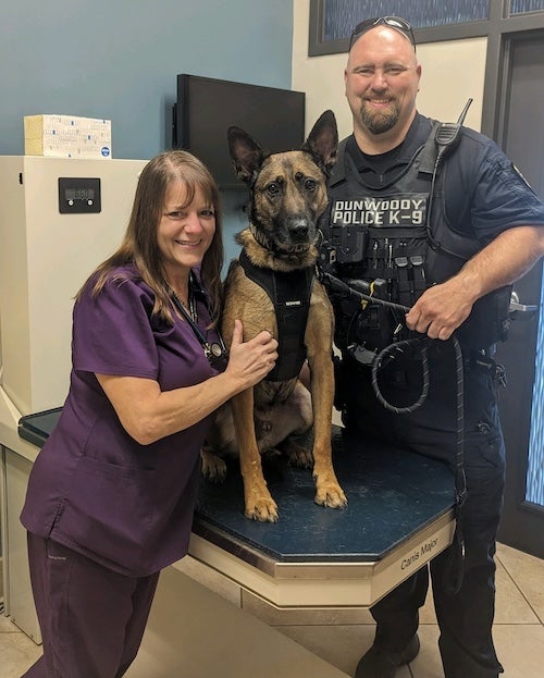Dr. Pinsky w/ DPD K9